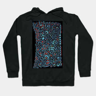 Alien circuit board Hoodie